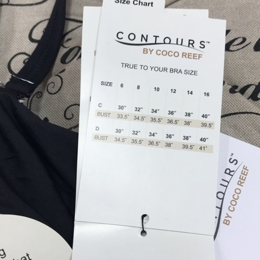 Coco Reef Contours Ruffled Strapless Tummy-Control - Picture 8 of 10